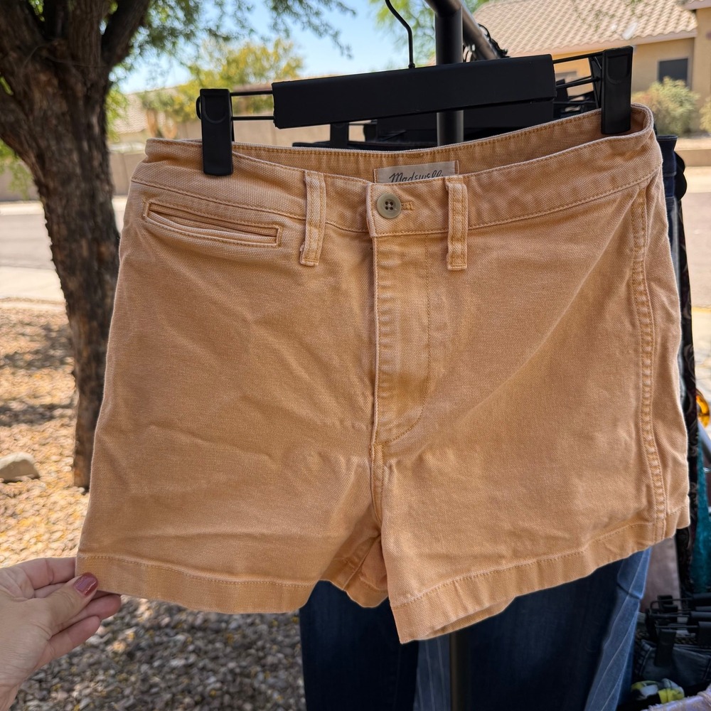 Madewell Size‎ 26 Orange Wash Denim Short